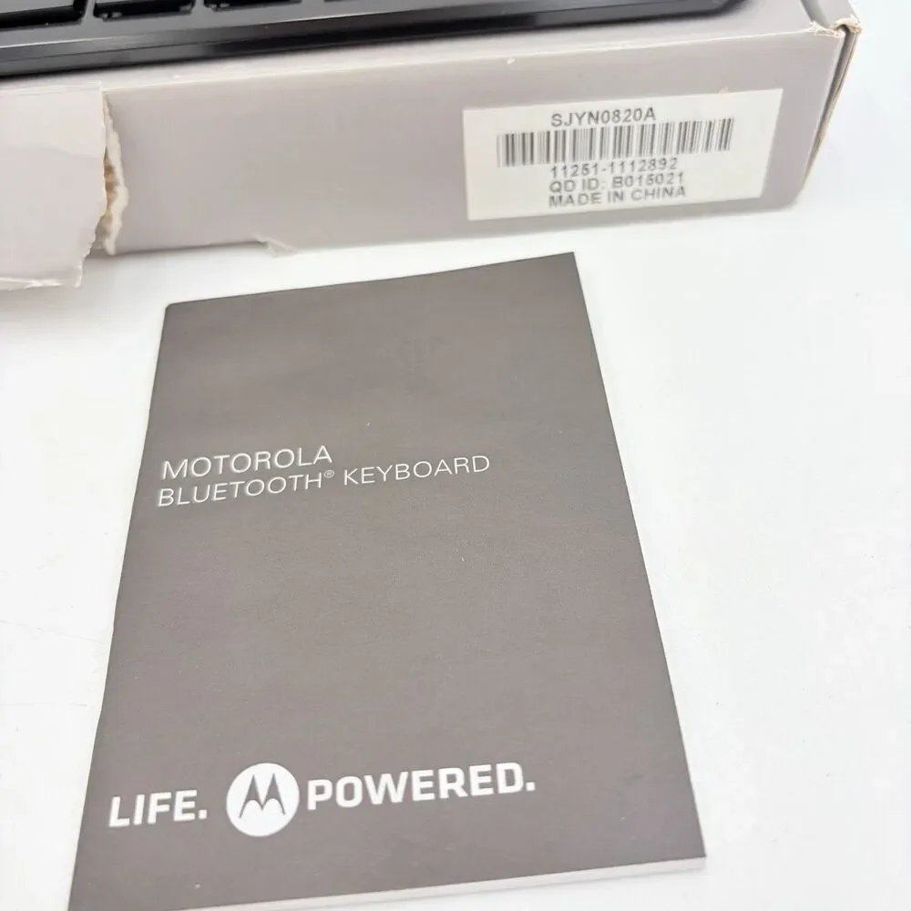 MOTOROLA BLUETOOTH KEYBOARD SJYN0821A Wireless Keyboard Open Box